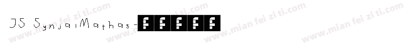 JS SynjaiMathas字体转换